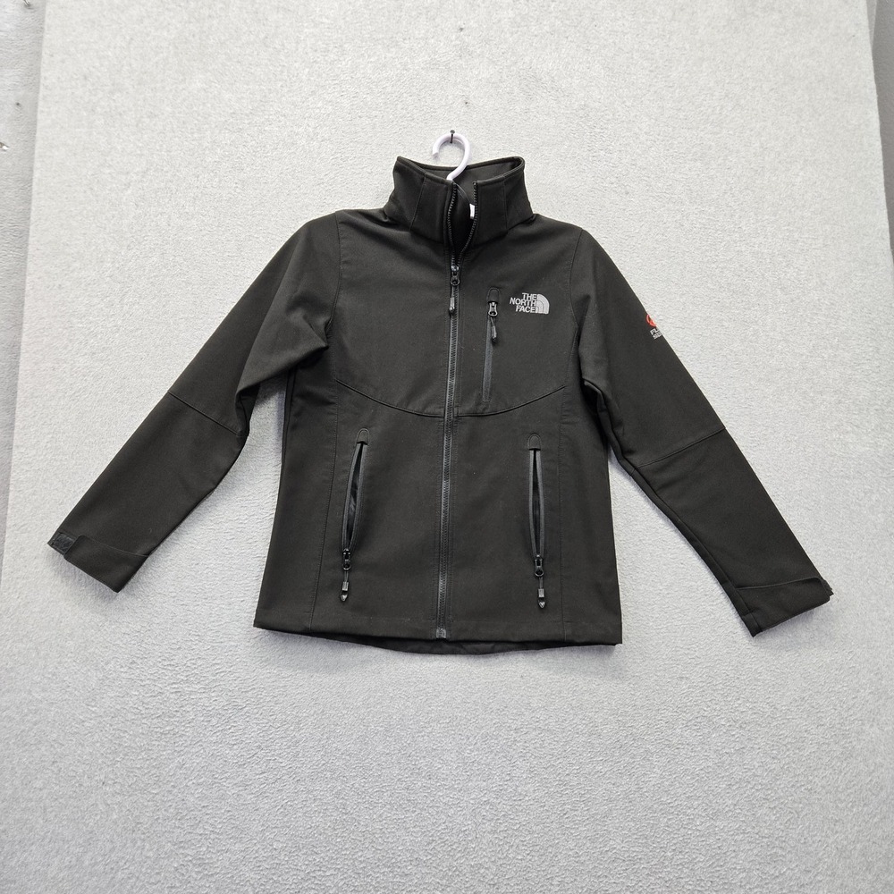 The North Face Women Jacket S Black Nylon Goretex Flight Series Full Zip